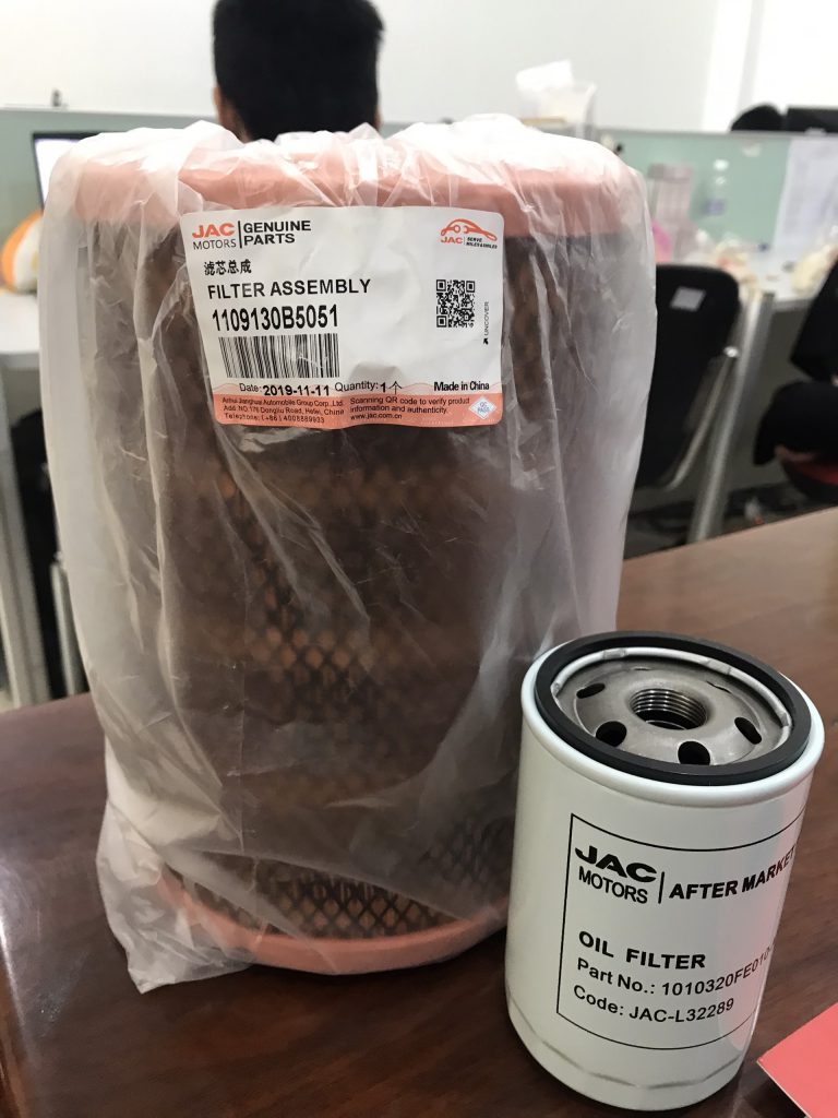 lọc gió xe tải jac n200s và n350s