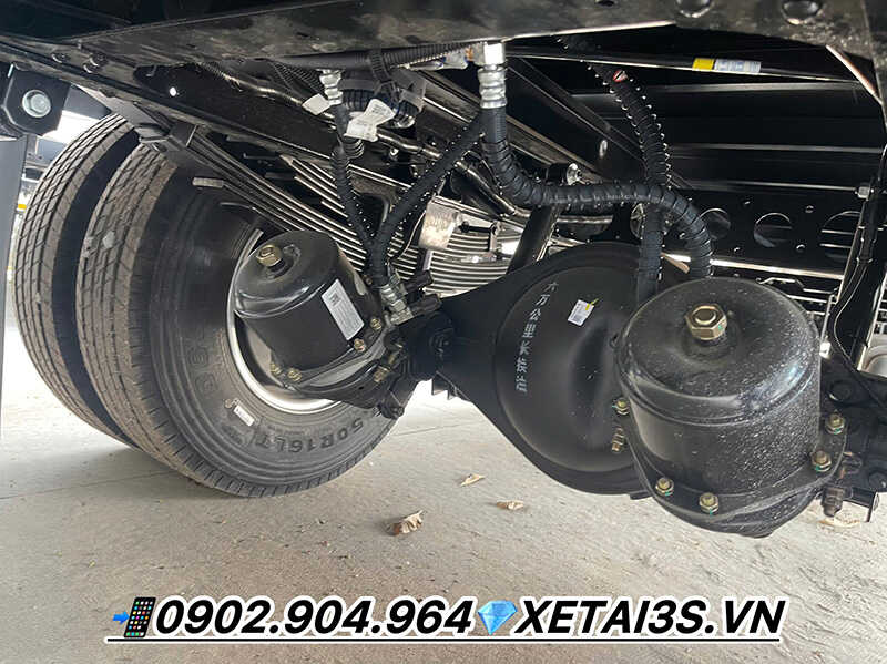 hệ thống phanh hơi xe tải jac