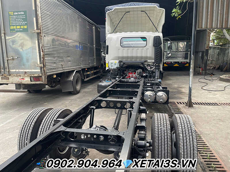 khung sườn sắt xi xe tải jac n350 sl